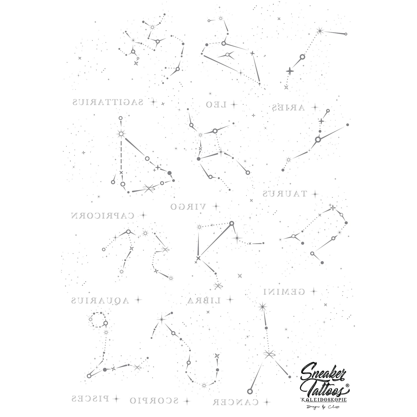 Midnight Stargazing Sneaker Tattoos®