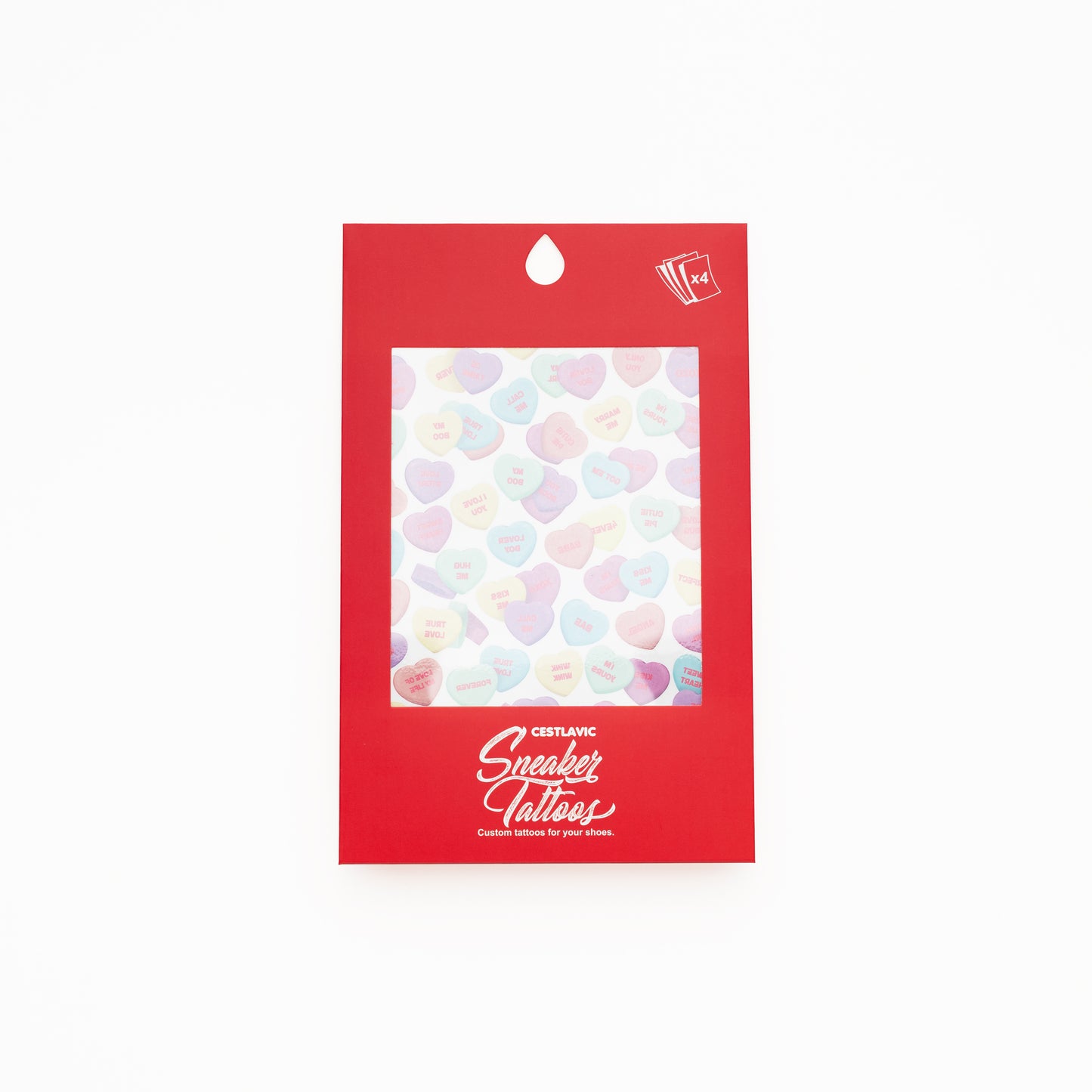 Conversation Hearts Sneaker Tattoos®