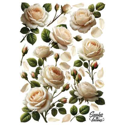 Champagne Roses Sneaker Tattoos®