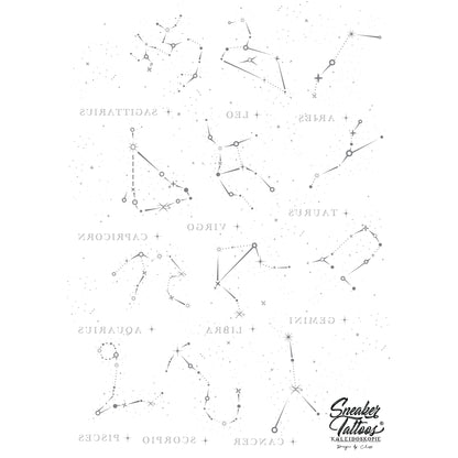 Midnight Stargazing Sneaker Tattoos®