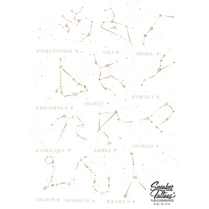 Midnight Stargazing Sneaker Tattoos®