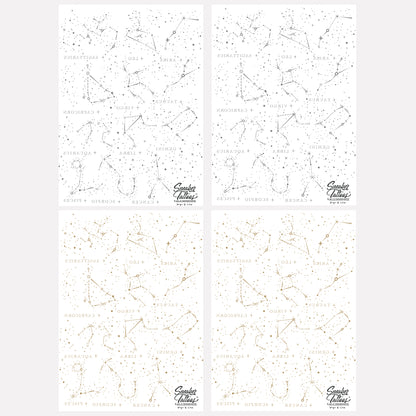 Metallic Stargazing Sneaker Tattoos®