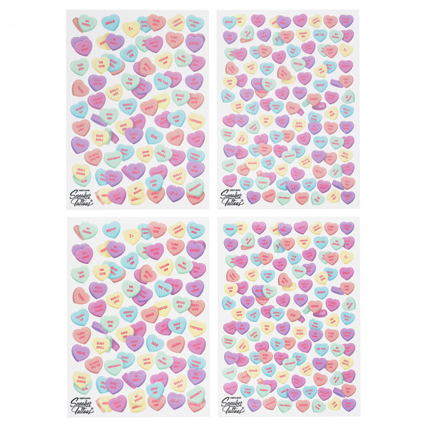 Conversation Hearts Sneaker Tattoos®
