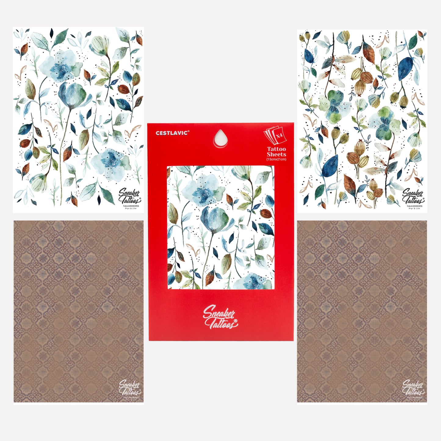 Mosaic Bloom Sneaker Tattoos®