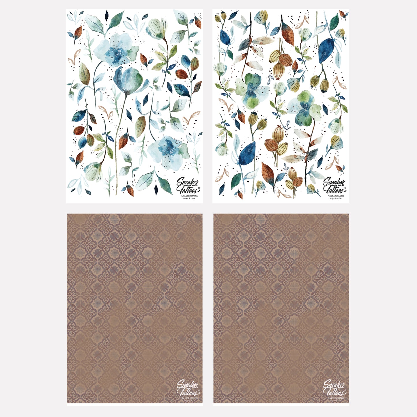 Mosaic Bloom Sneaker Tattoos®