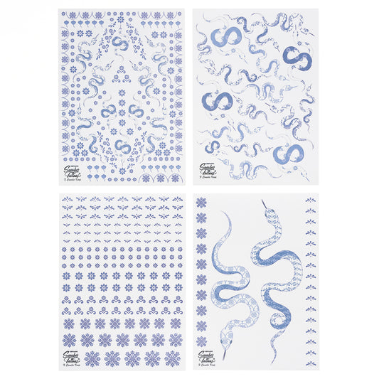 Porcelain Snakes Sneaker Tattoos®