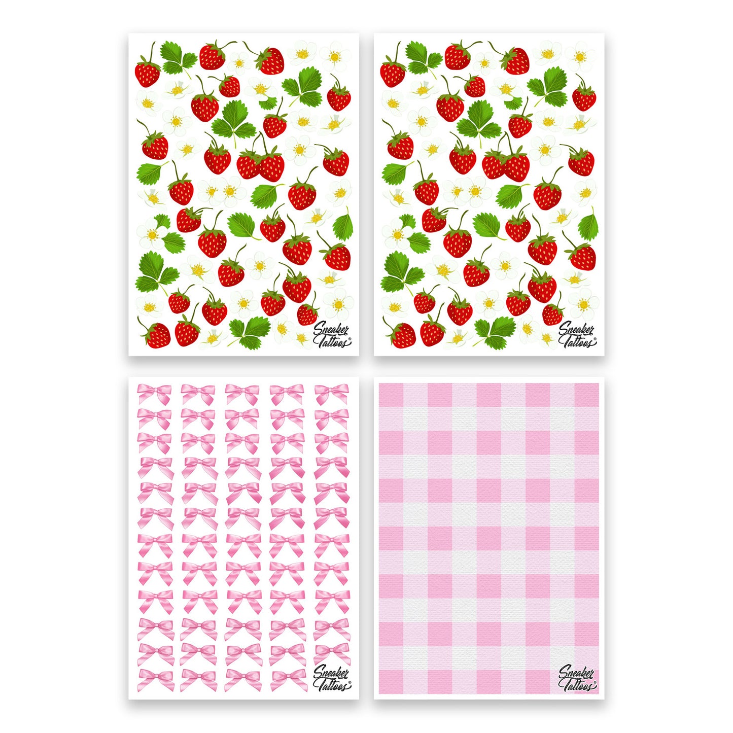 Strawberry Pinknic Sneaker Tattoos®