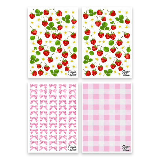 Strawberry Pinknic Sneaker Tattoos®