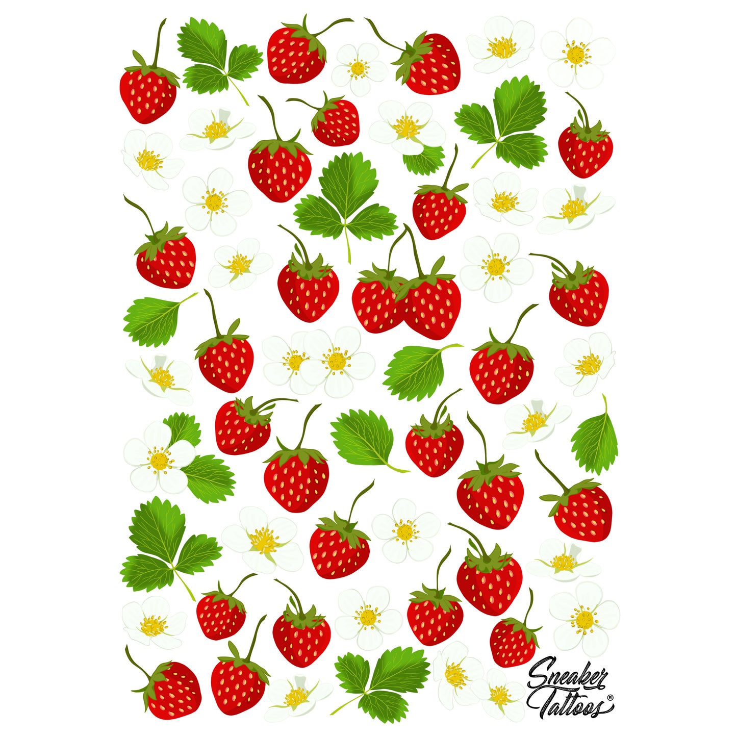 Strawberry Pinknic Sneaker Tattoos®