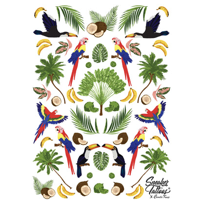 Tropical Island Sneaker Tattoos®