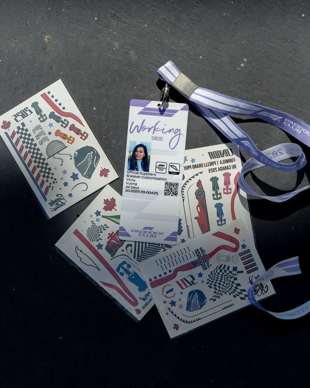 Limited Edition Montreal Formula 1 Grand Prix Mini Tattoo Set 2025
